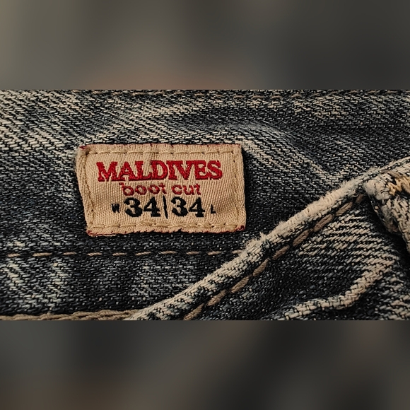 MEK Denim Maldives Boot cut 34x34 Button Fly - Picture 7 of 7